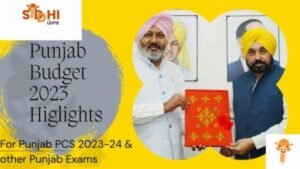 Punjab Budget Highlights